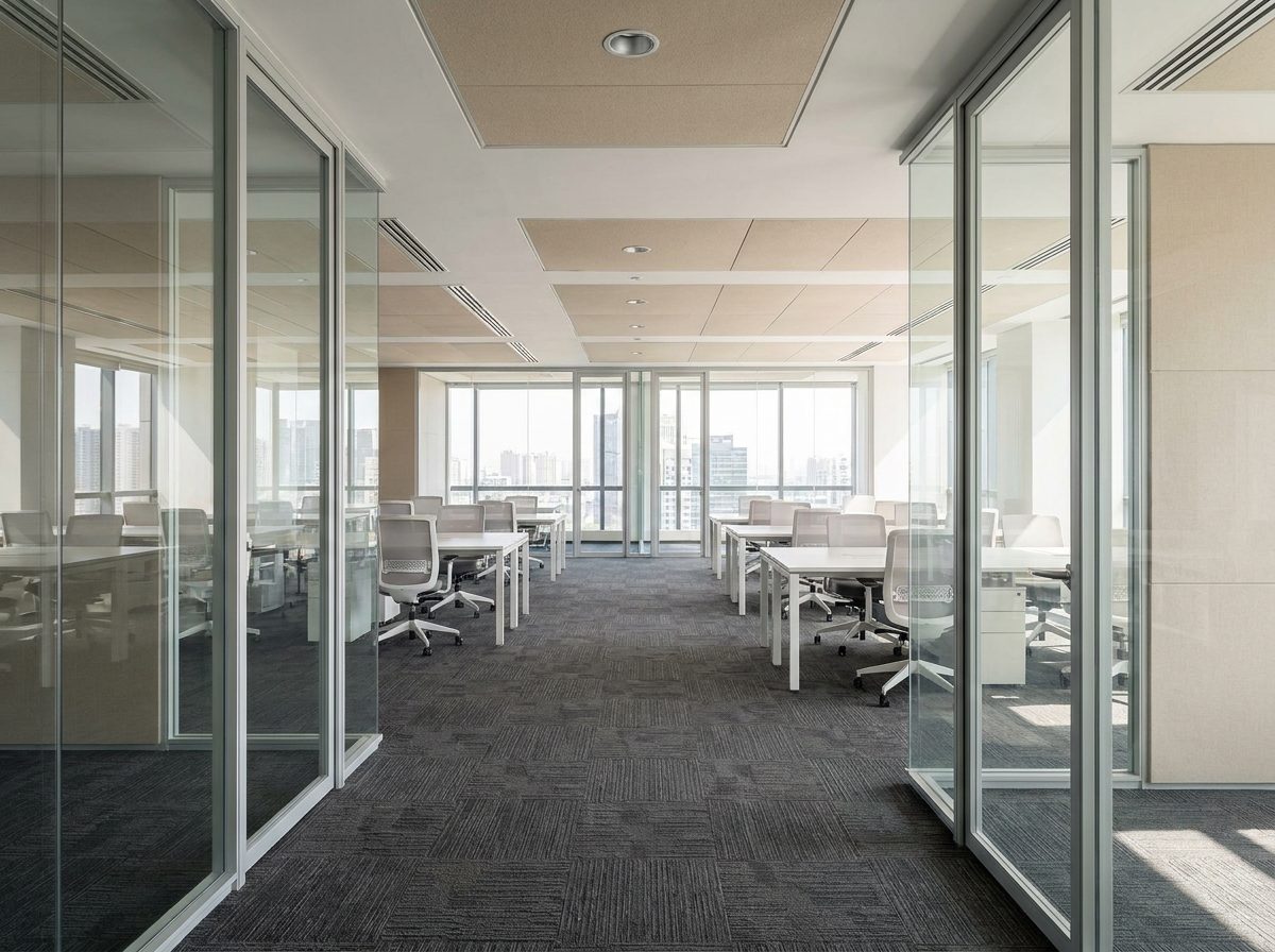 Office carpet installation