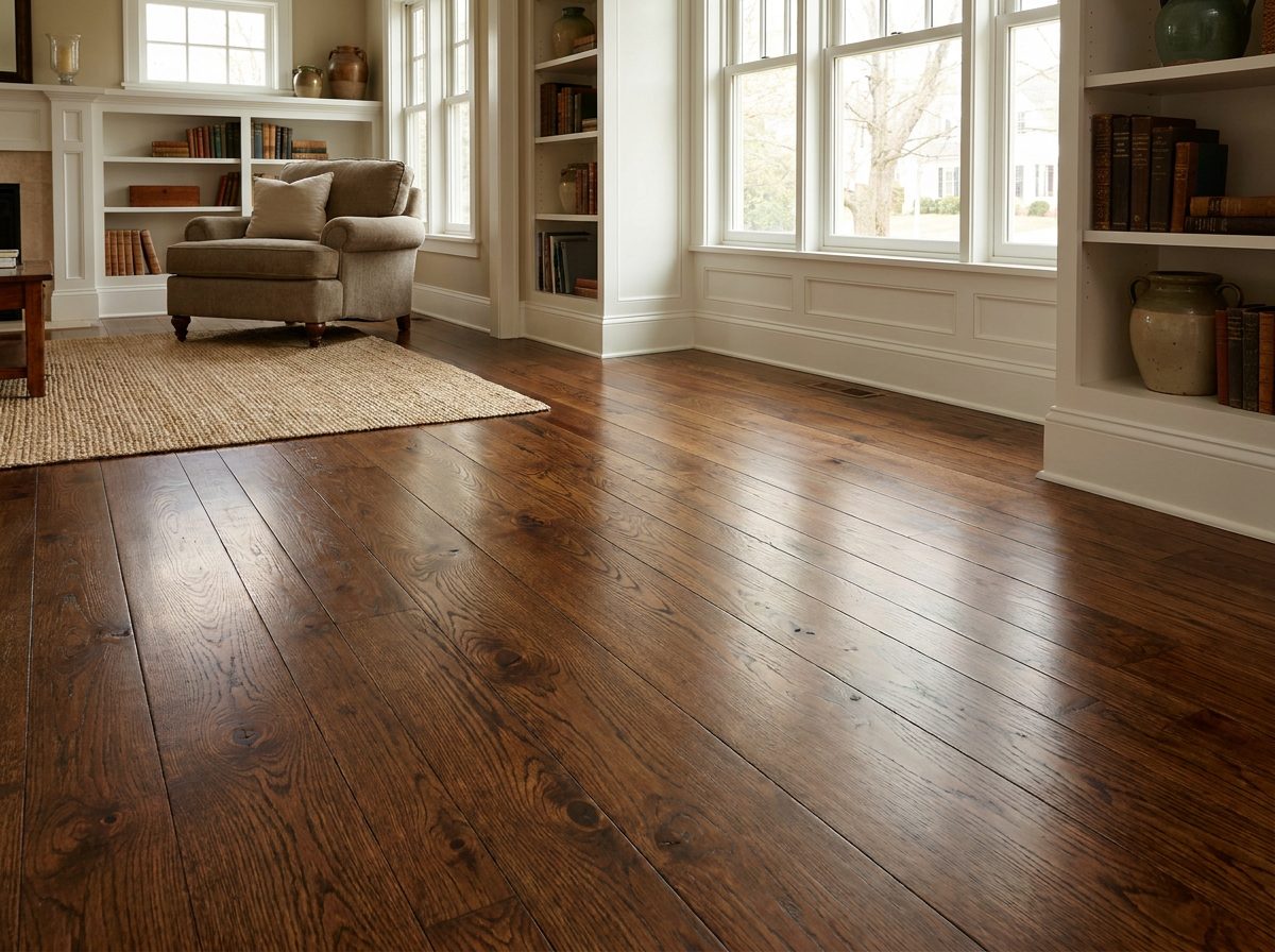 Refinished hardwood floors